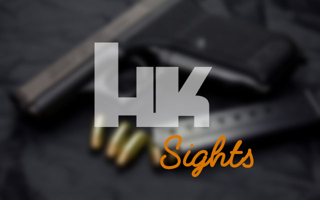 H&K P7 sights